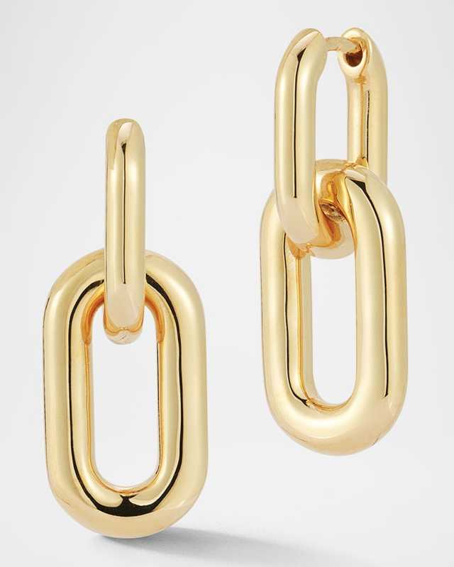 Morrell Drop Huggie Earrings
